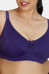 Zivame True Curv Single Layered Wired 3/4th Coverage Sag Lift Bra - Parachute Purple — thumbnail 4